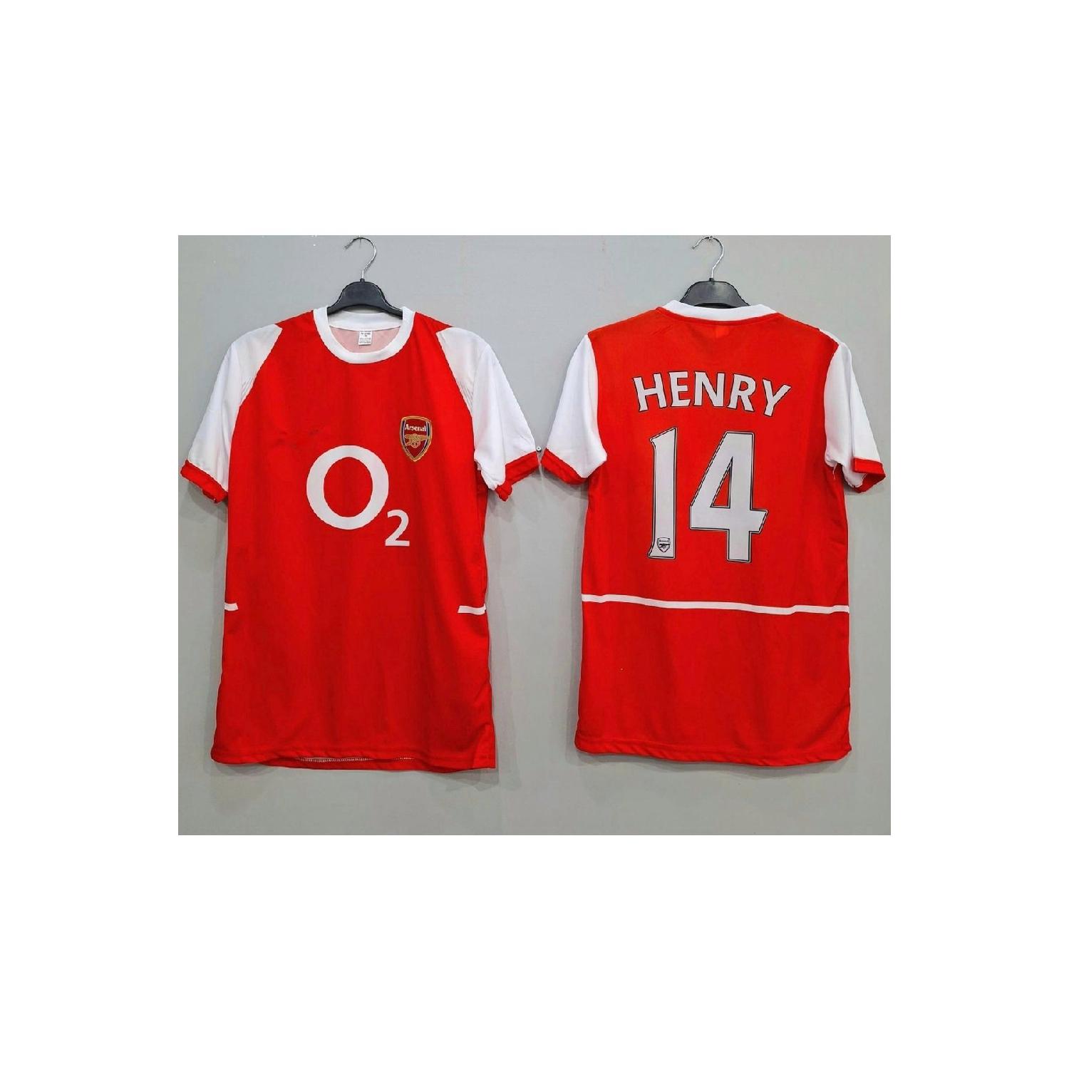 Арсенал Генри Ностальгия Джерси S красный